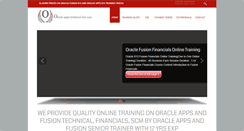 Desktop Screenshot of oracleappstechnical.com